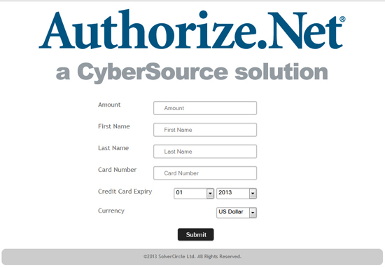 Authorize.Net Payment Gateway for ASP.Net - 6